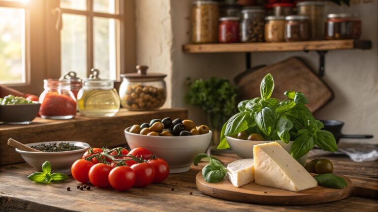 fresh ingredients Italian cooking